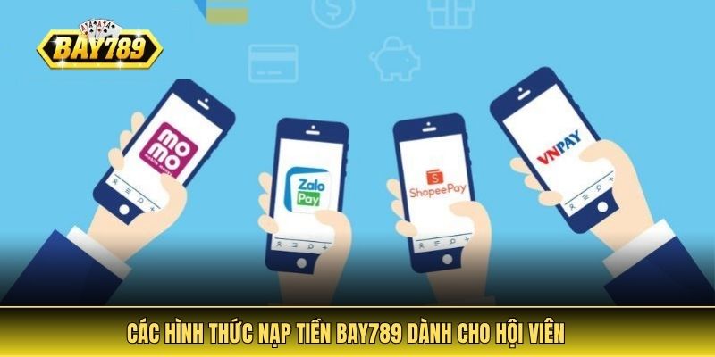 Hướng Dẫn Nạp Tiền Bay789 Chi Tiết Với Từng Phương Thức 2 Các hình thức nạp tiền Bay789 dành cho hội viên