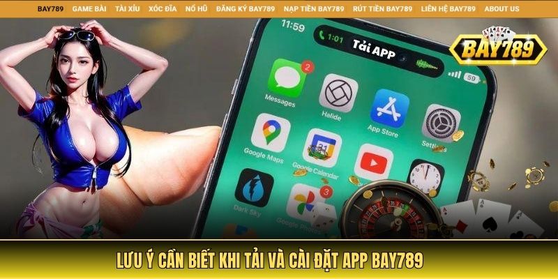 Lưu ý cần biết khi tải và cài đặt app Bay789